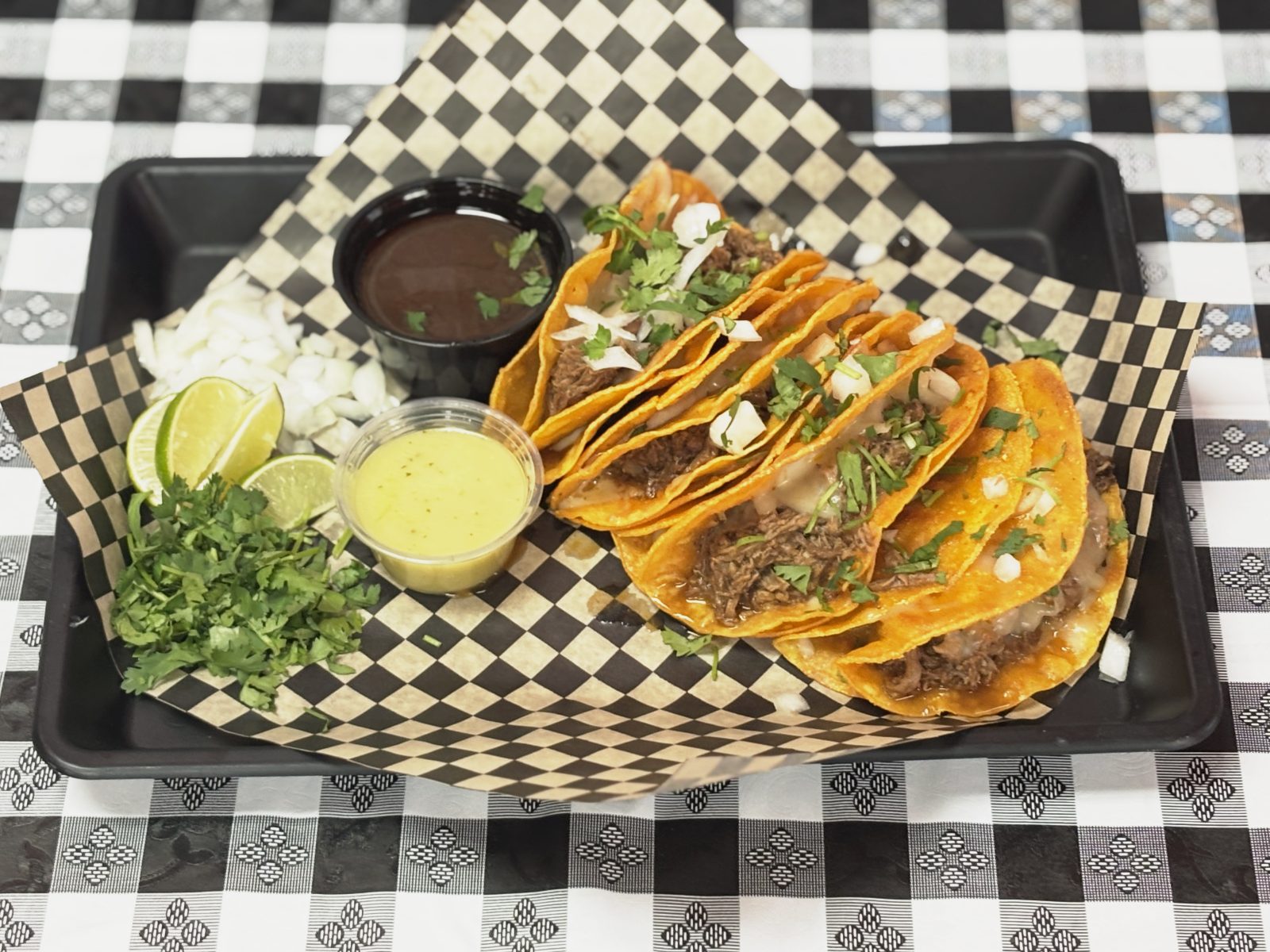 Ultra quesabirria tacos with double layered tortilla and extra cheese